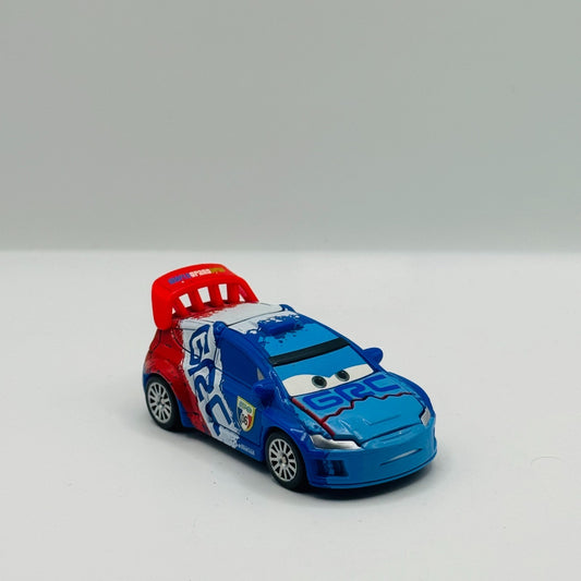 Disney Pixar Cars - QUICK CHANGERS RAOUL CAROULE WITH CRASH DAMAGE - 1:55 Scale