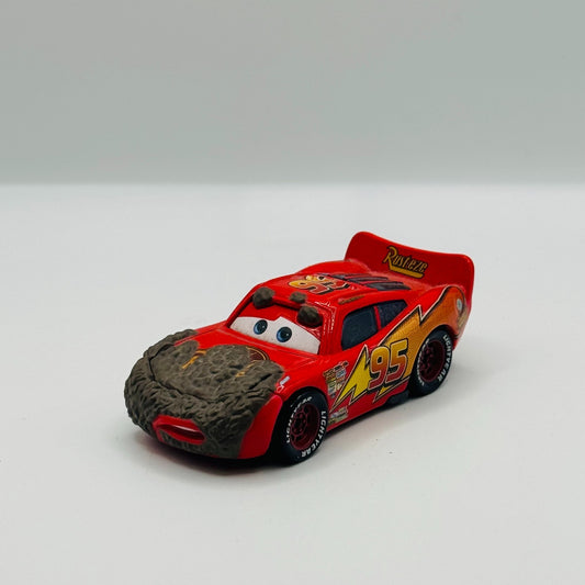 Disney Pixar Cars - MUDDY LIGHTNING MCQUEEN Final Lap 2010 - 1:55 Diecast