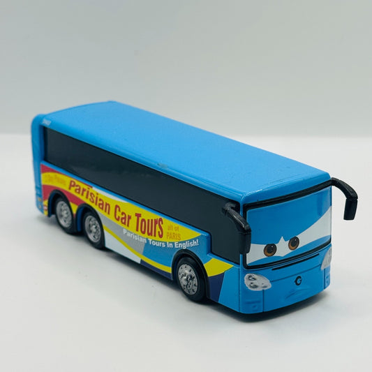 Disney Pixar Cars - EMMANUEL PARISIAN TOUR BUS - 1:55 Diecast