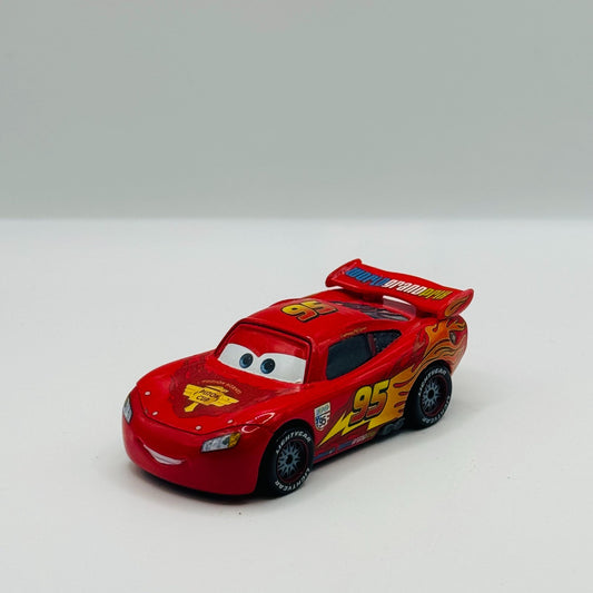 Disney Pixar Cars - WGP LIGHTNING MCQUEEN WITH RACING WHEELS - 1:55 Diecast