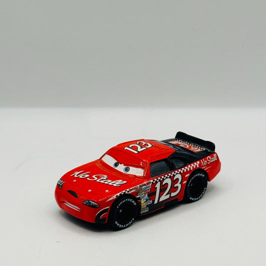 Disney Pixar Cars - TODD MARCUS NO STALL Rubber Tires Piston Cup - 1:55 Diecast