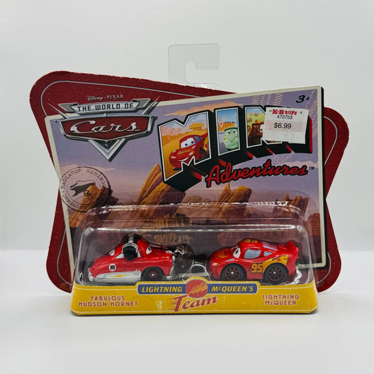 Disney Pixar Cars Mini Adventures McQUEEN DOC HUDSON - Lightning McQueen’s Team