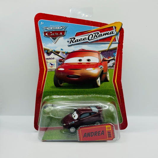 Disney Pixar Cars - ANDREA Race O Rama 2009 - 1:55 Diecast
