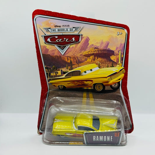 Disney Pixar Cars - YELLOW RAMONE GOLD World of Cars 2008 - 1:55 Diecast