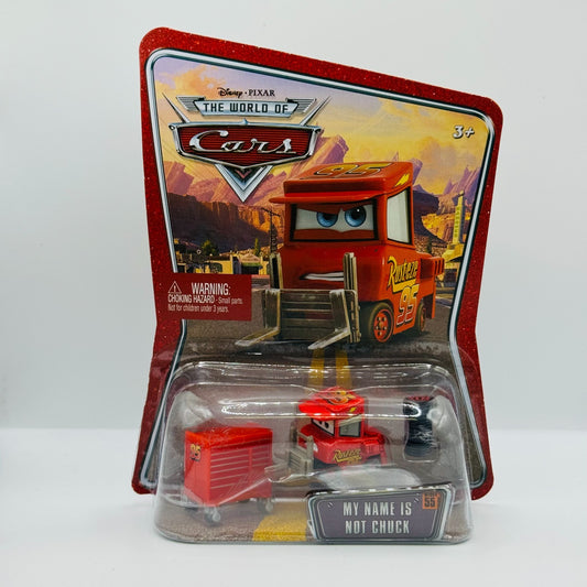 Disney Pixar Cars NOT CHUCK RUSTEZE MCQUEEN PITTY World Cars 2008 1:55 Diecast