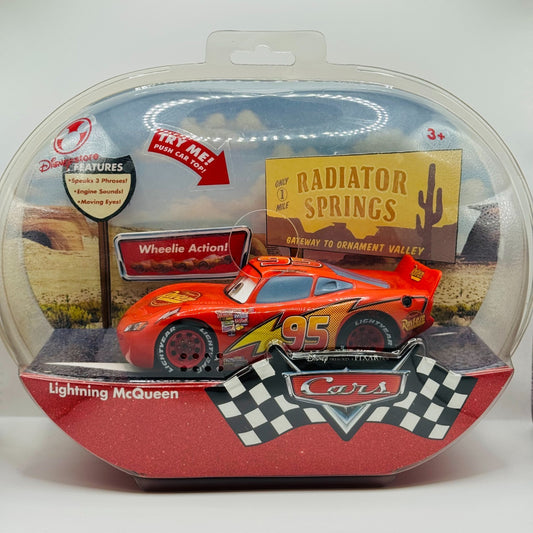 Disney Pixar Cars - TALKING WHEELIE ACTION MCQUEEN *Untested* Disney Store 2006