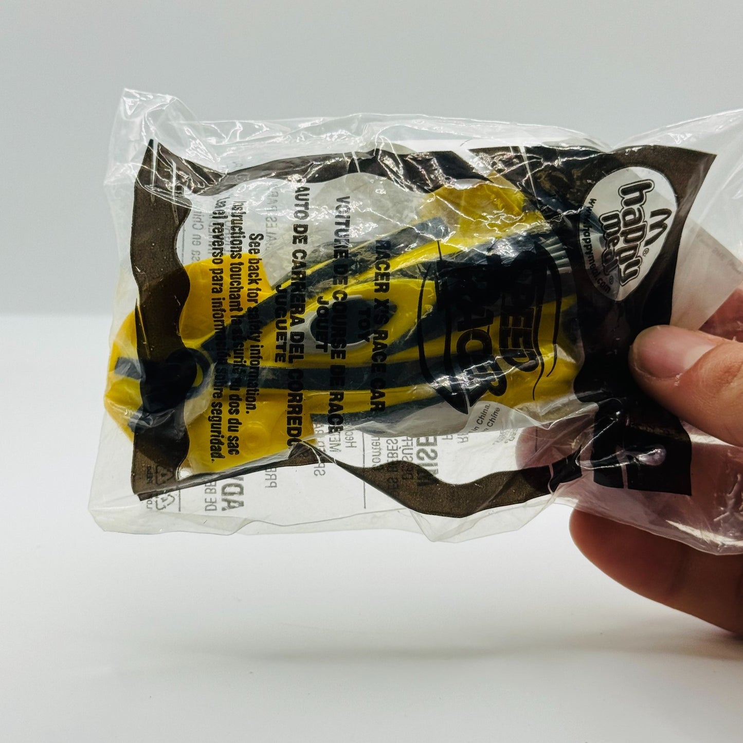 SPEED RACER - MCDONALD'S RACER X #9 YELLOW CAR - Happy Meal Toy