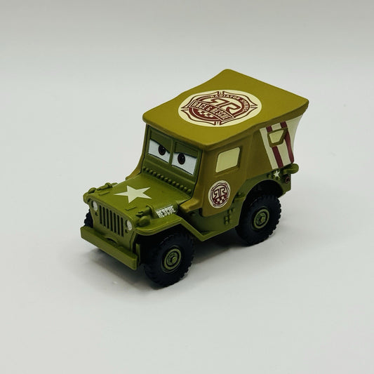 Disney Pixar Cars - RACE & RESCUE SARGE NO FIRE EXTINGUISHER CUSTOM 1:55 Diecast