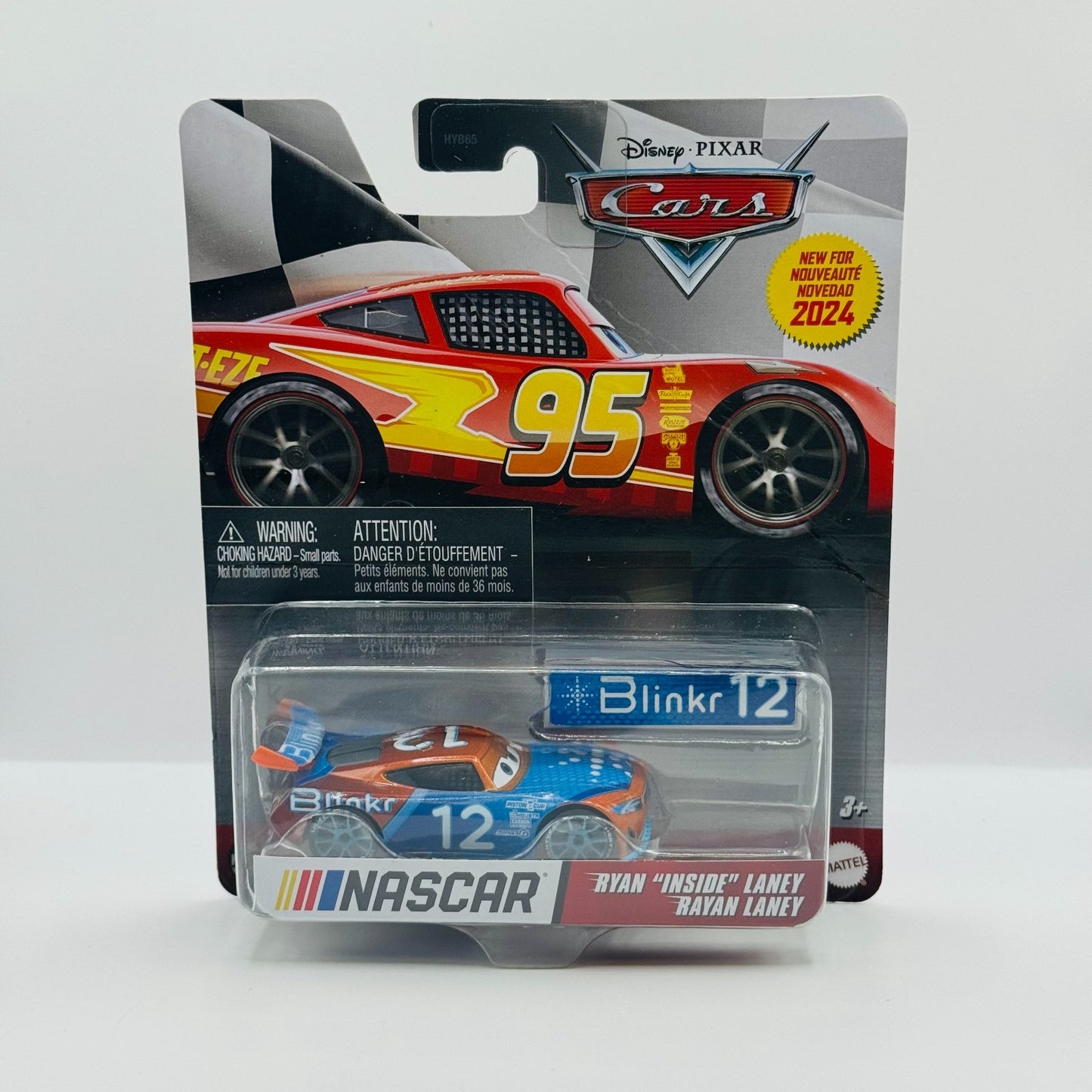 Disney Pixar Cars - NASCAR RYAN "INSIDE" LANEY BLINKR 2024 - 1:55 Diecast