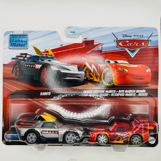 Disney Pixar Cars DRAGON LIGHTNING MCQUEEN KABUTO FLAMES Tokyo Mater1:55 Diecast