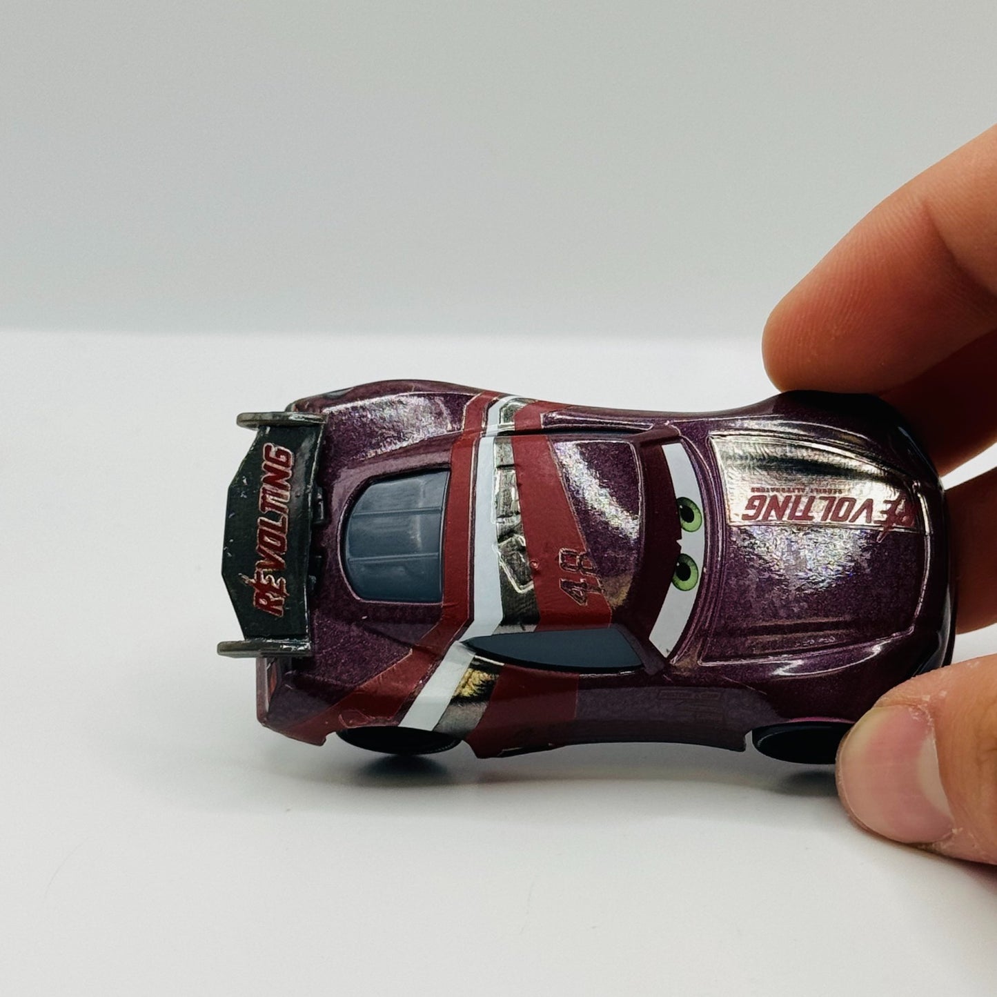Disney Pixar Cars - AARON CLOCKER RE-VOLTING *CHINA* WINDOW BARS - 1:55 Diecast