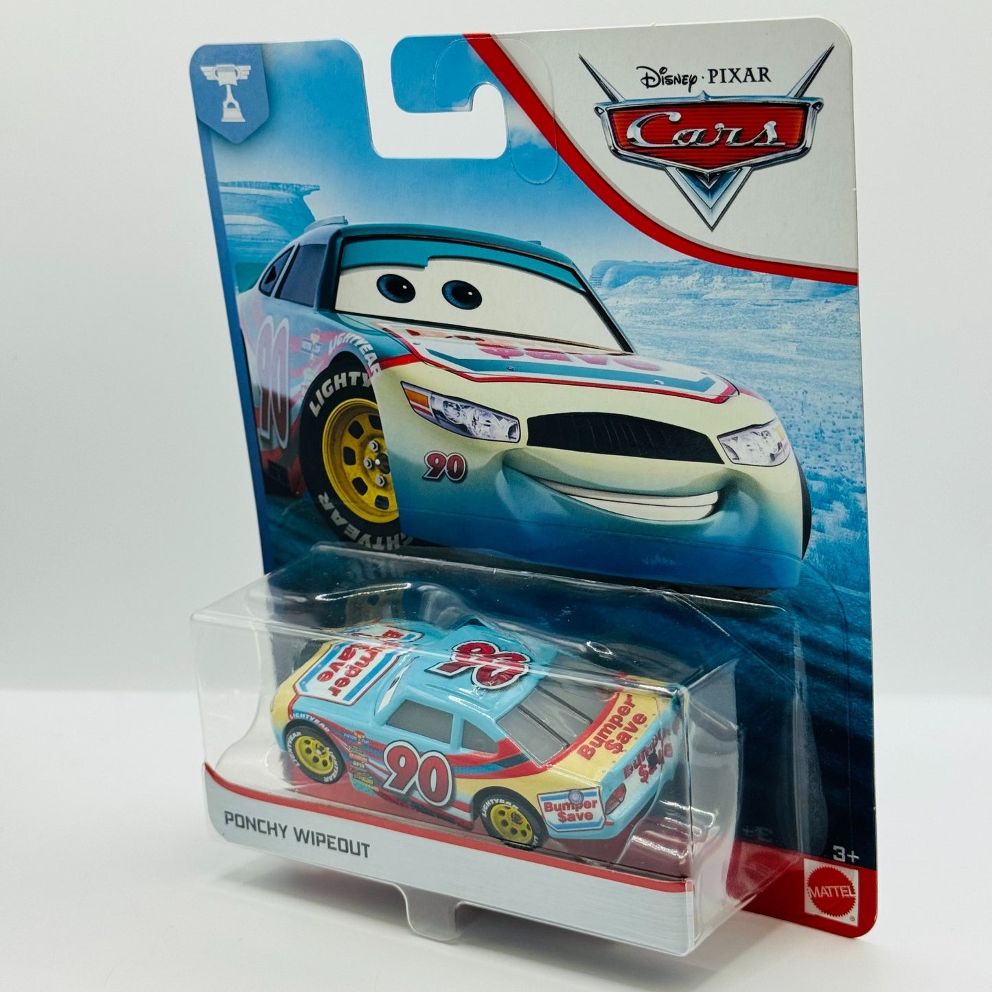 Disney Pixar Cars - PONCHY WIPEOUT Bumper Save Veteran Racer 2020 - 1:55 Diecast
