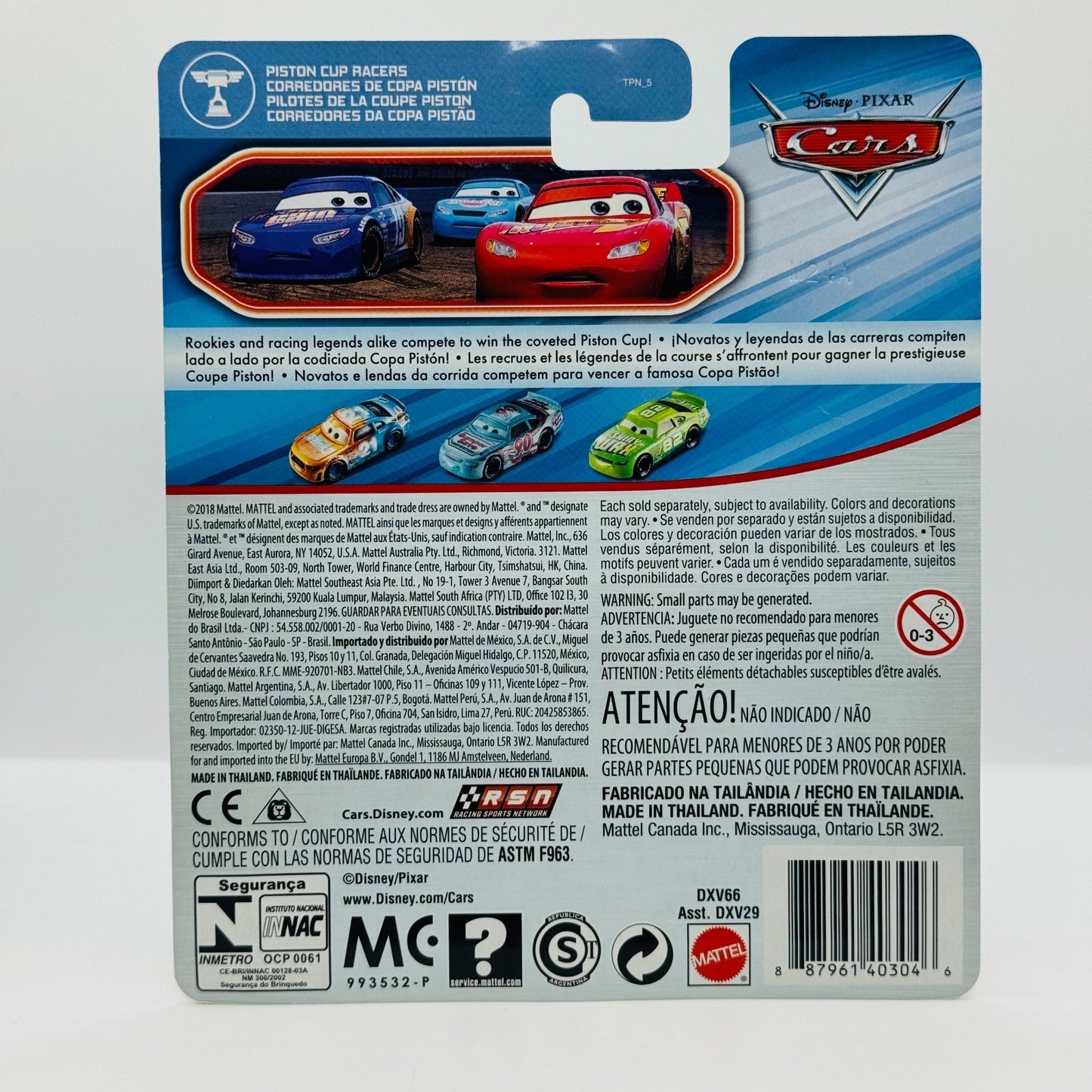Disney Pixar Cars - PONCHY WIPEOUT Bumper Save Veteran Racer 2020 - 1:55 Diecast