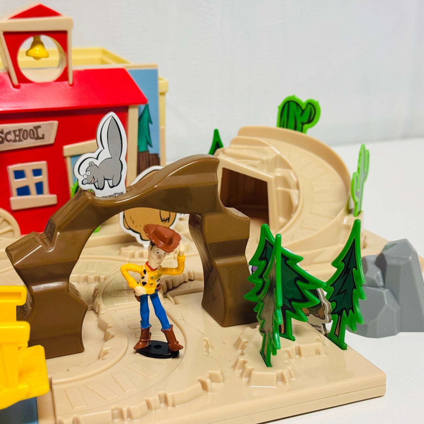 Disney Pixar TOY STORY 2 FOLD OUT WAGON WILD WEST Playset Portable- Disney Parks