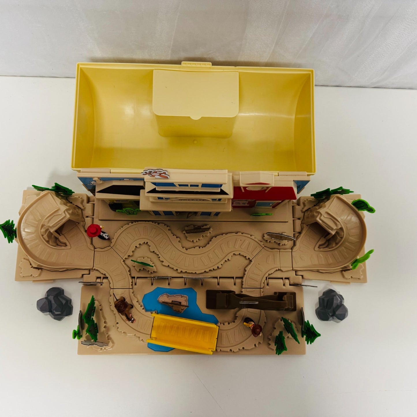 Disney Pixar TOY STORY 2 FOLD OUT WAGON WILD WEST Playset Portable- Disney Parks