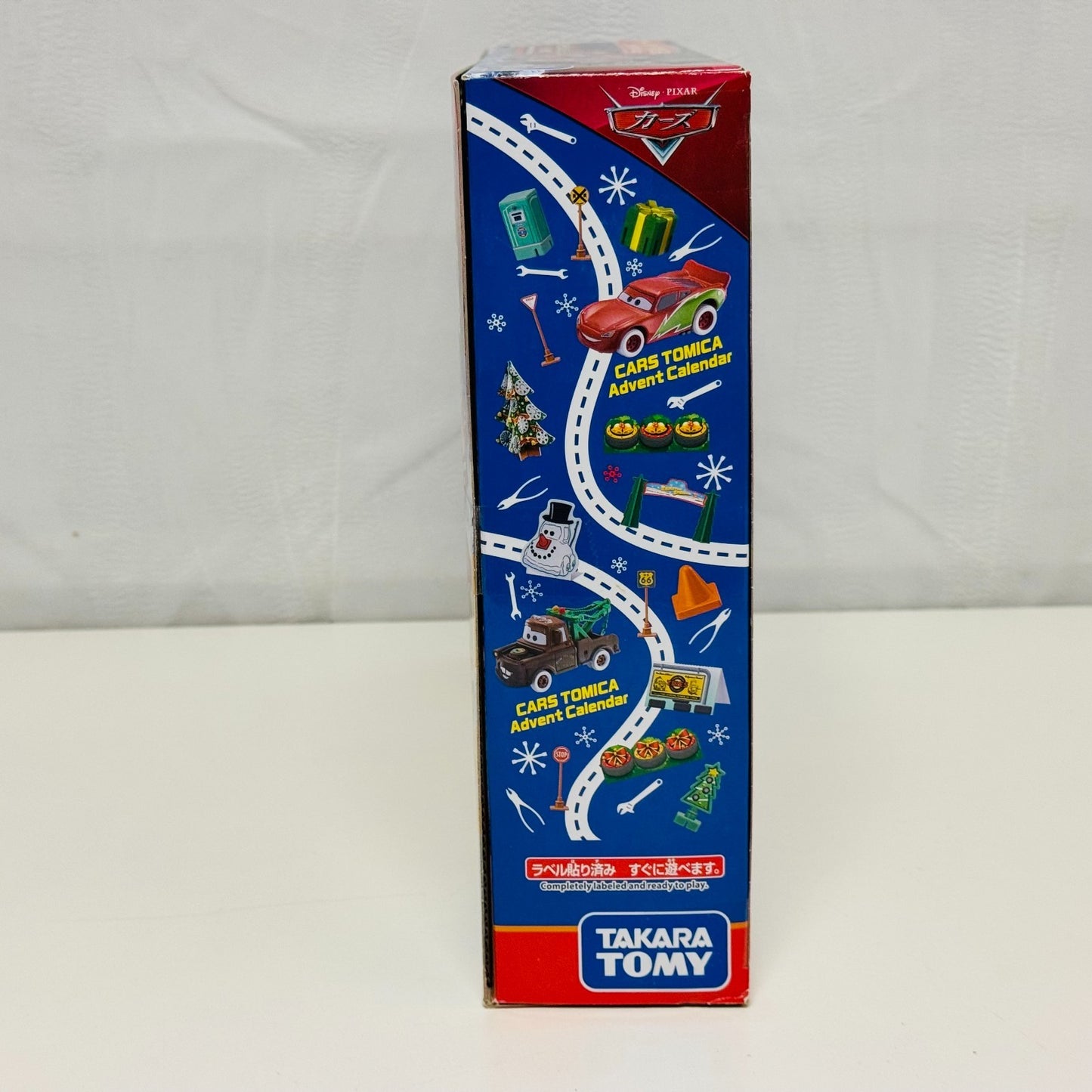 Disney Pixar Cars - ADVENT CALENDAR CHRISTMAS MCQUEEN & MATER -1:64 Diecast Tomy