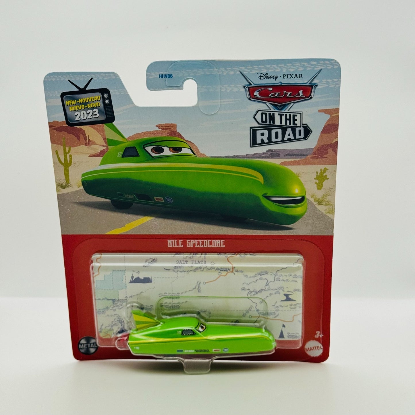 Disney Pixar Cars - NILE SPEEDCONE SALT FLATS On The Road 2023 - 1:55 Diecast