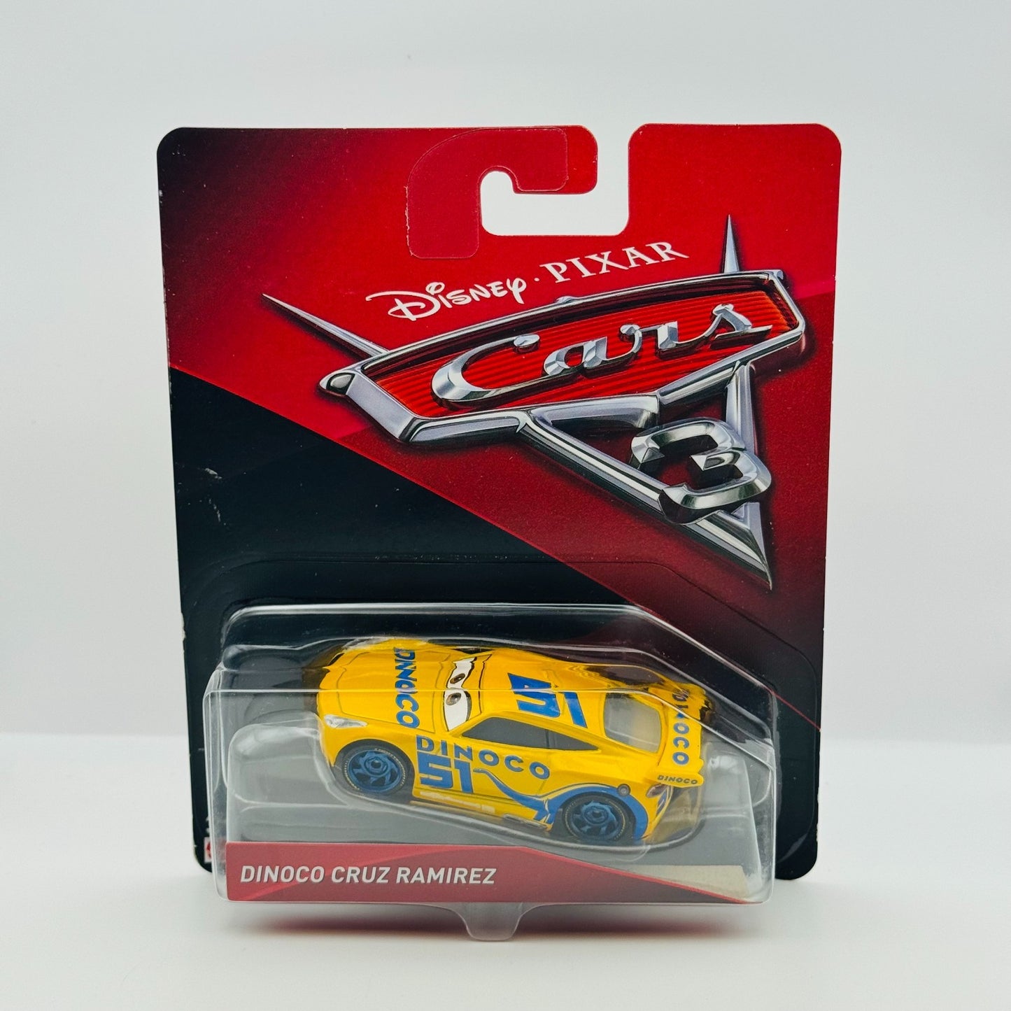 Disney Pixar Cars - DINOCO CRUZ RAMIREZ V1 Black Outline 2017 - 1:55 Diecast