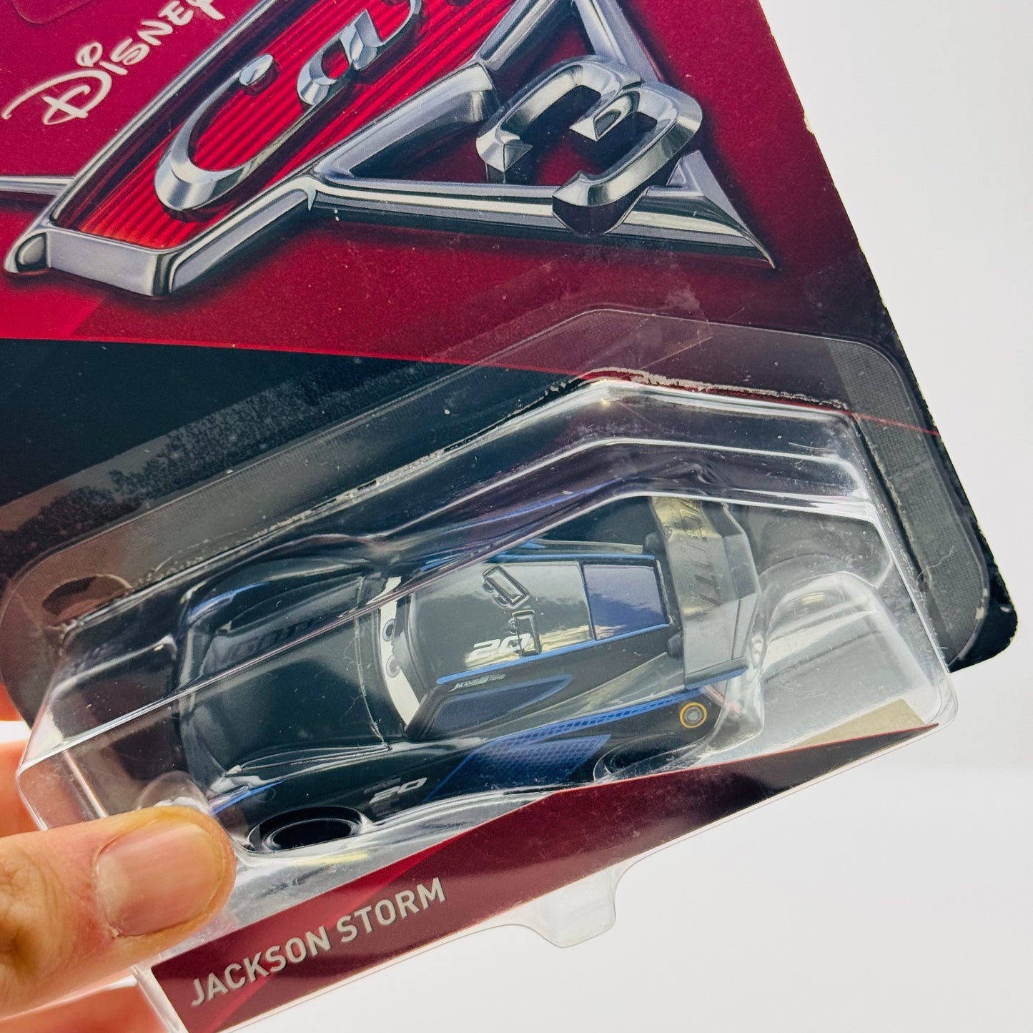 Disney Pixar Cars - JACKSON STORM Large Version #1 Cars 3 2017 1:55 Diecast TAPE