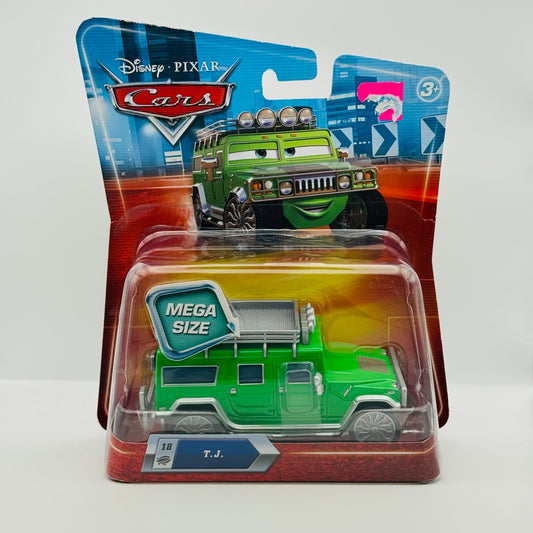 Disney Pixar Cars - TJ HUMMER Mega Size Deluxe Final Lap 2010 - 1:55 Diecast