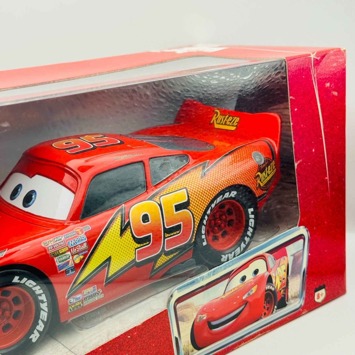 Disney Pixar Cars - MATTY COLLECTOR LIGHTNING MCQUEEN 1:24th Scale Die Cast 2006
