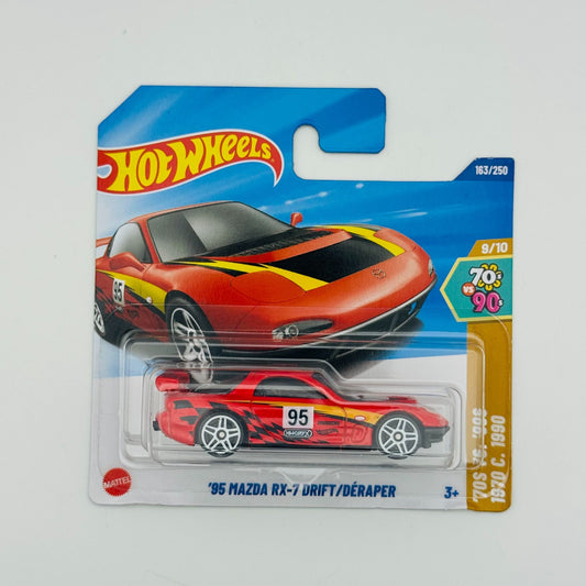 Hot Wheels - '95 MAZDA RX-7 DRIFT '70S VS. 90S 2025 - 1:64 Diecast
