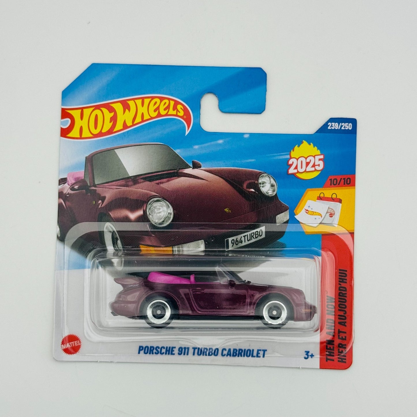 Hot Wheels - PORSCHE 911 TURBO CABRIOLET Then And Now 2025 - 1:64 Diecast