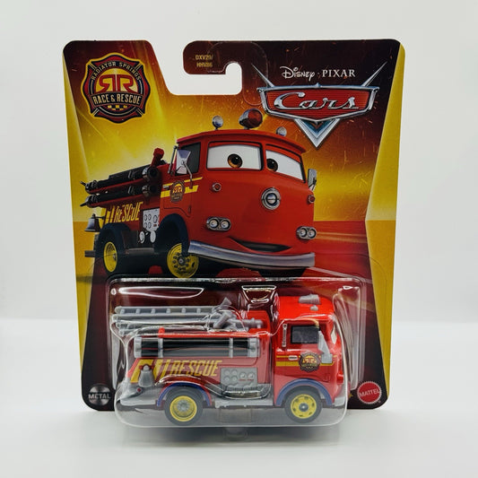 Disney Pixar Cars - RACE & RESCUE RED FIRETRUCK *CHINA* 2026 - 1:55 Diecast