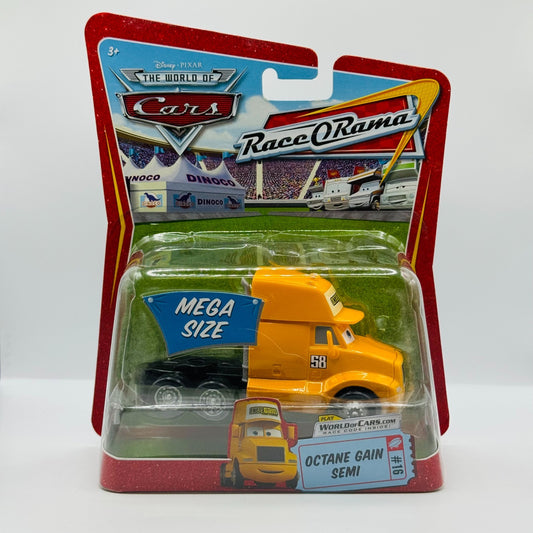 Disney Pixar Cars - OCTANE GAIN SEMI CAB HAULER Deluxe 2009 - 1:55 Diecast