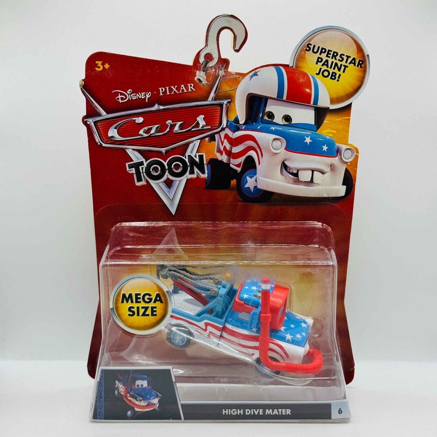 Disney Pixar Cars Toon - HIGH DIVE MATER Mater The Greater 2010 - 1:55 Diecast