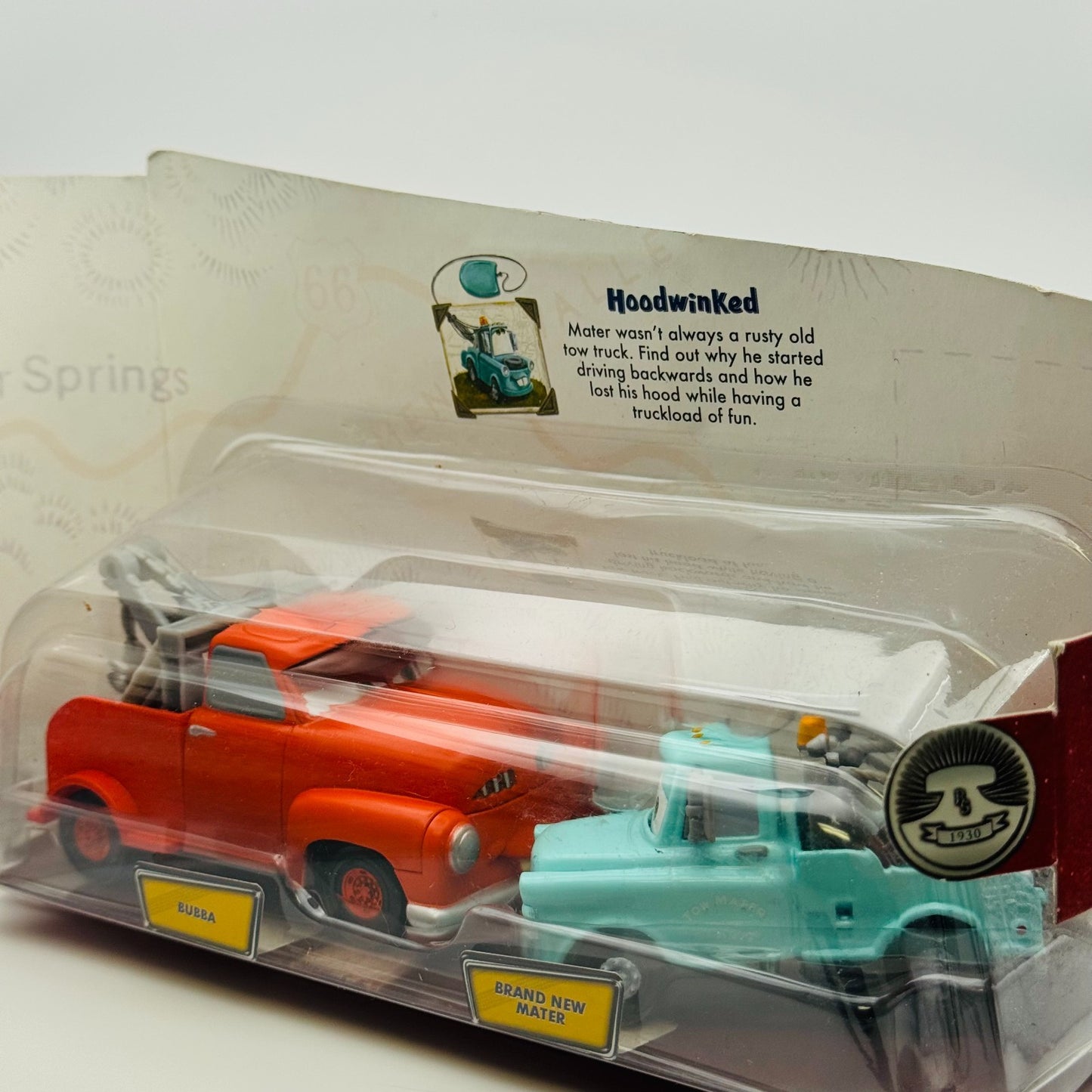 Disney Pixar Cars - Story Tellers BUBBA & BRAND NEW MATER 2009 - 1:55 Diecast
