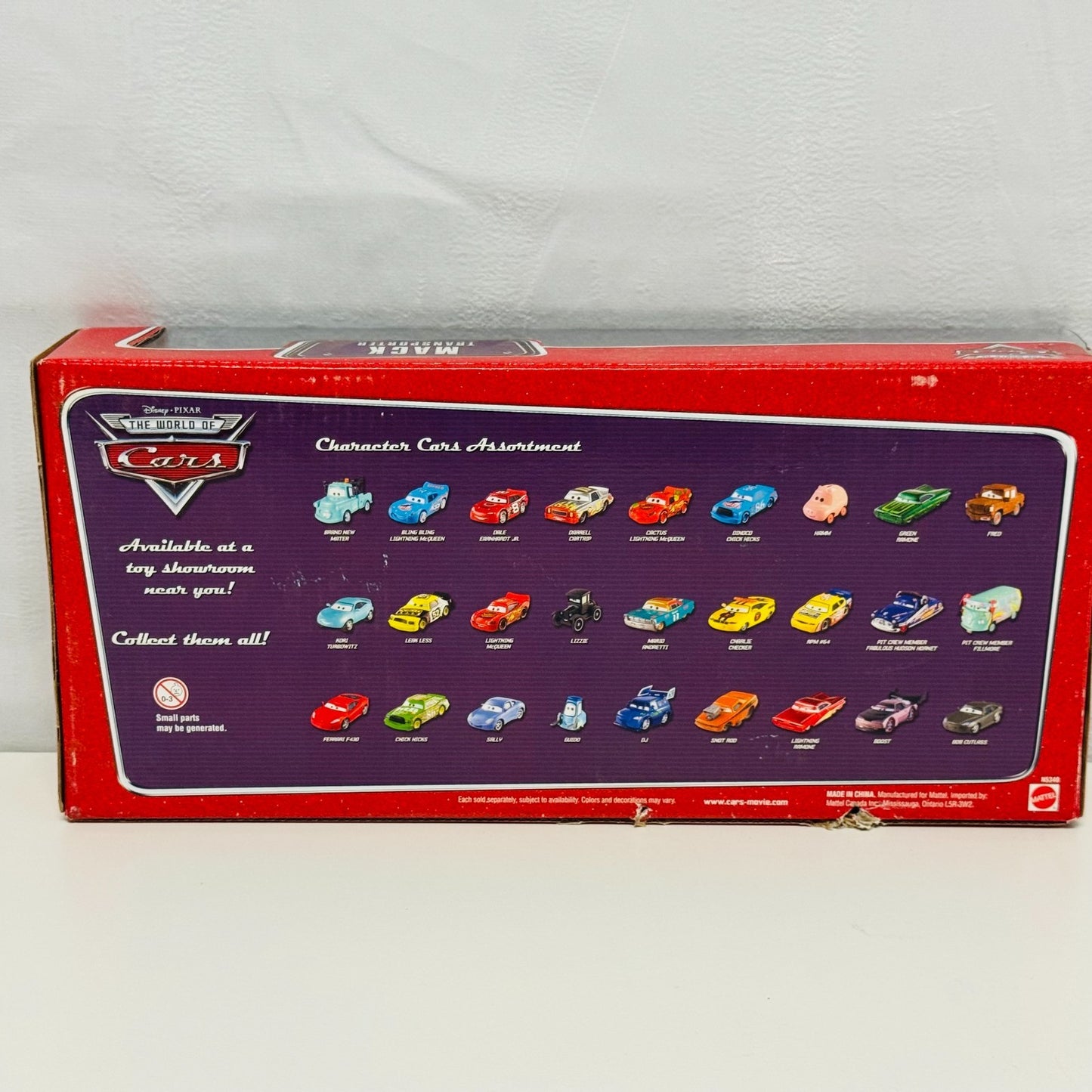 Disney Pixar Cars MACK TRANSPORTER TRUCK BOB CUTLASS PONCHY WIPEOUT 1:55 Diecast