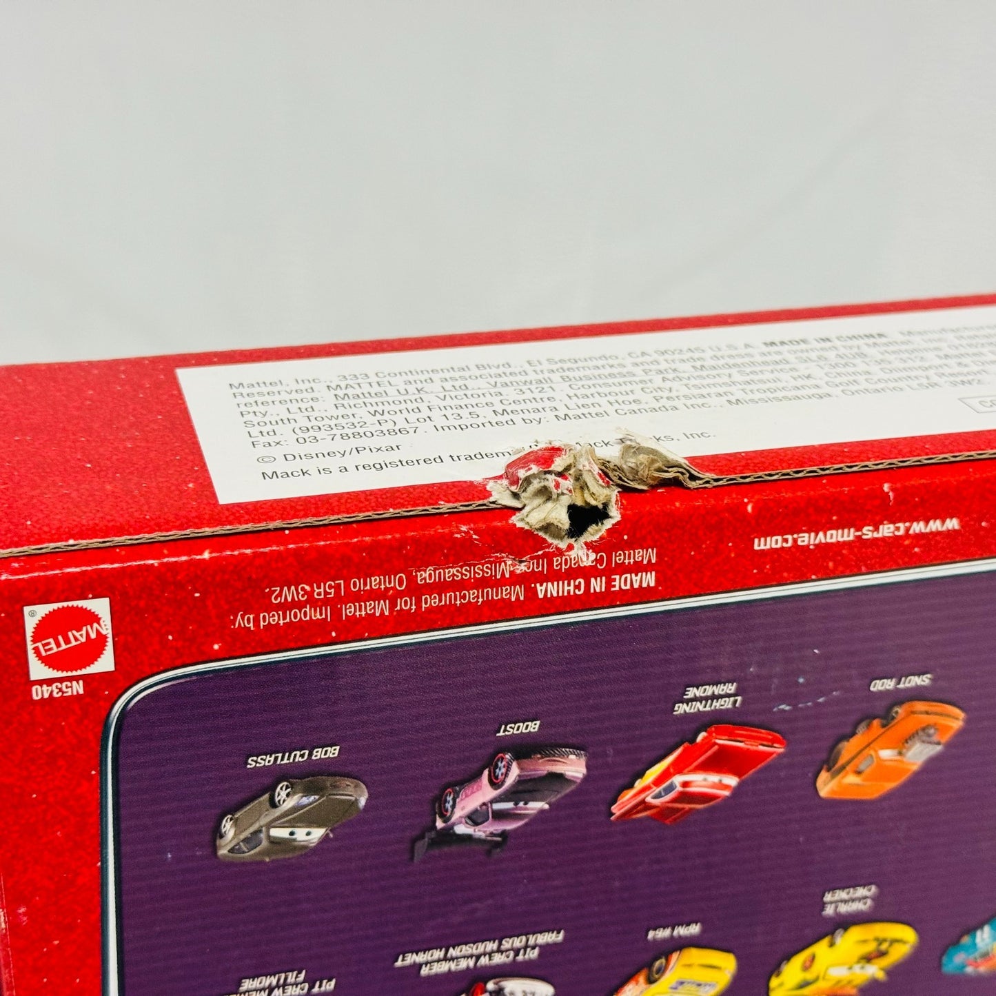 Disney Pixar Cars MACK TRANSPORTER TRUCK BOB CUTLASS PONCHY WIPEOUT 1:55 Diecast