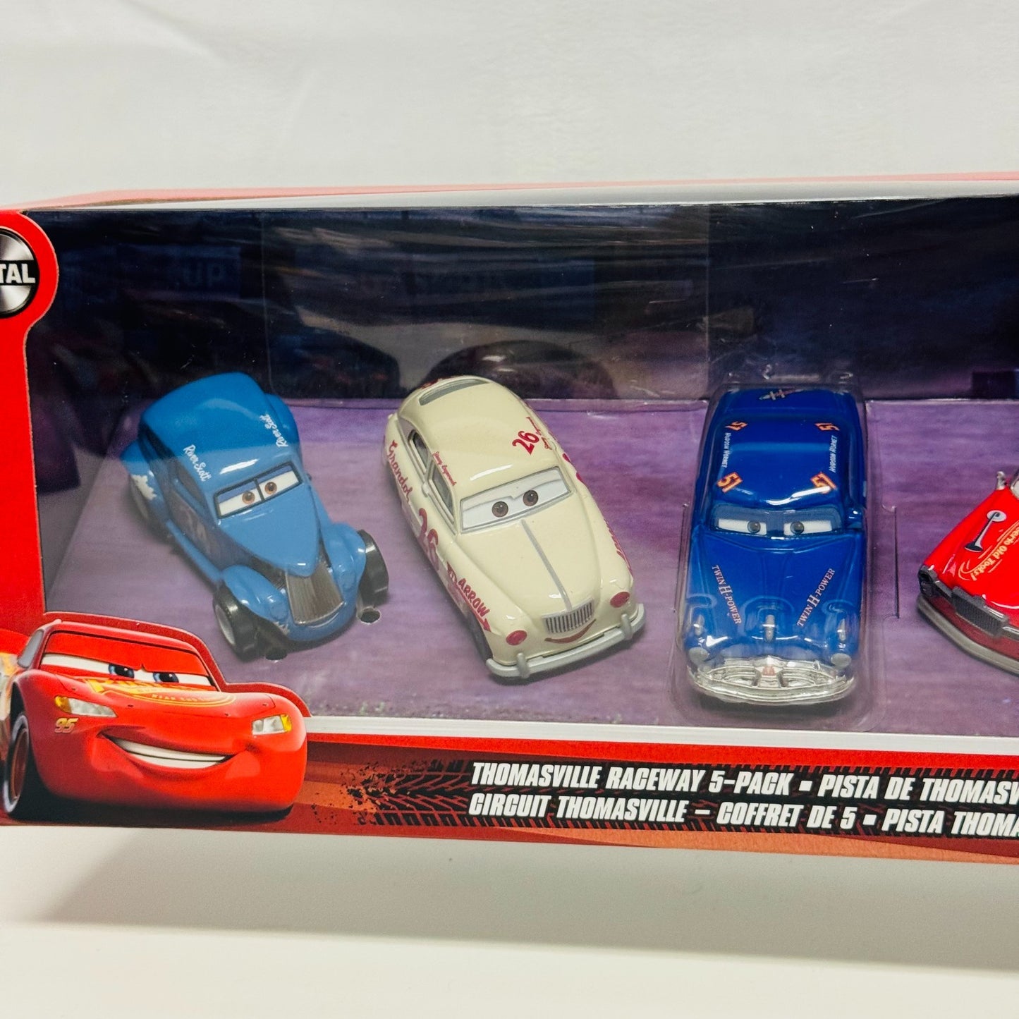 Disney Pixar Cars - THOMASVILLE RACEWAY 5-PK DUCKY JIMMY LUGWRENCH 1:55 Diecast