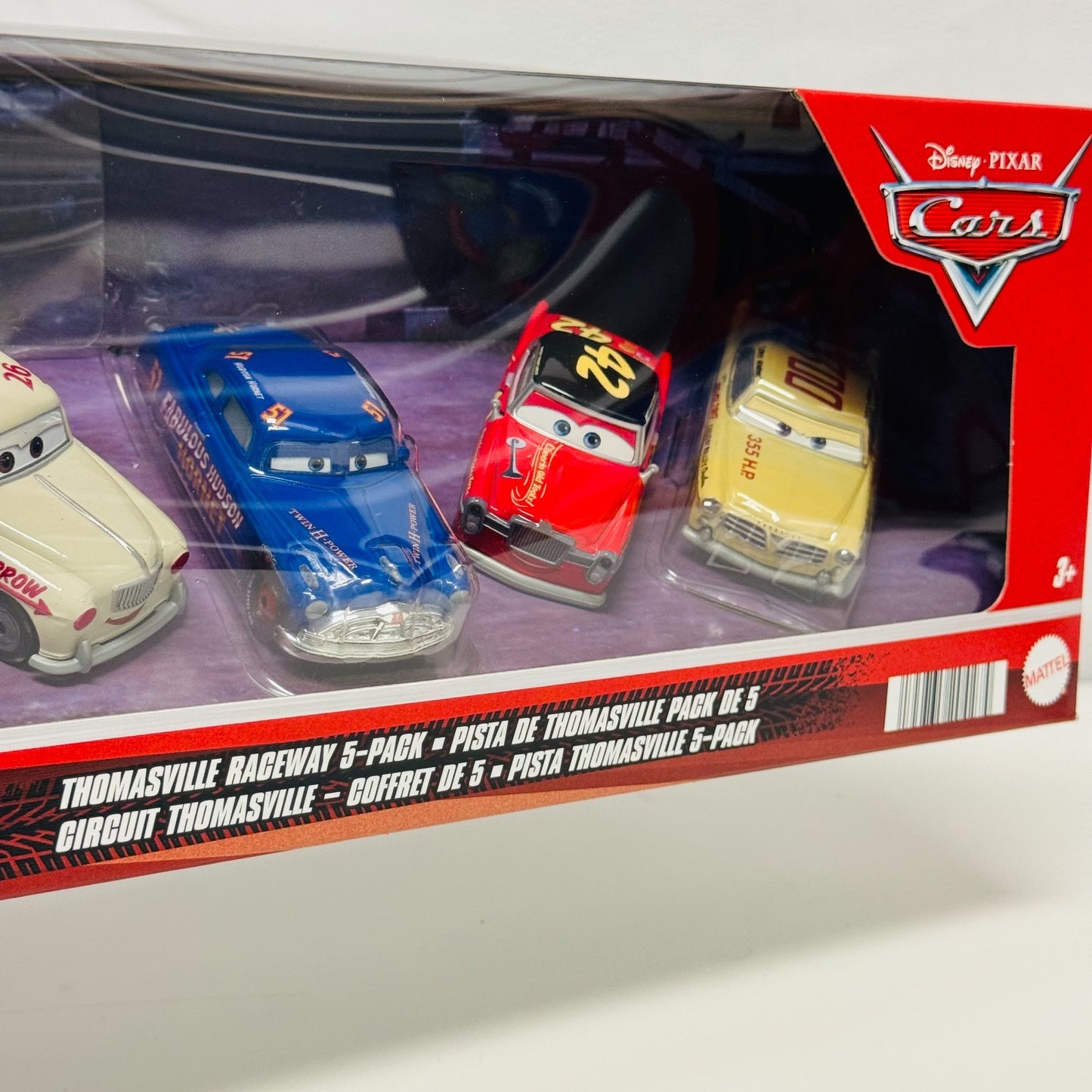 Disney Pixar Cars - THOMASVILLE RACEWAY 5-PK DUCKY JIMMY LUGWRENCH 1:55 Diecast