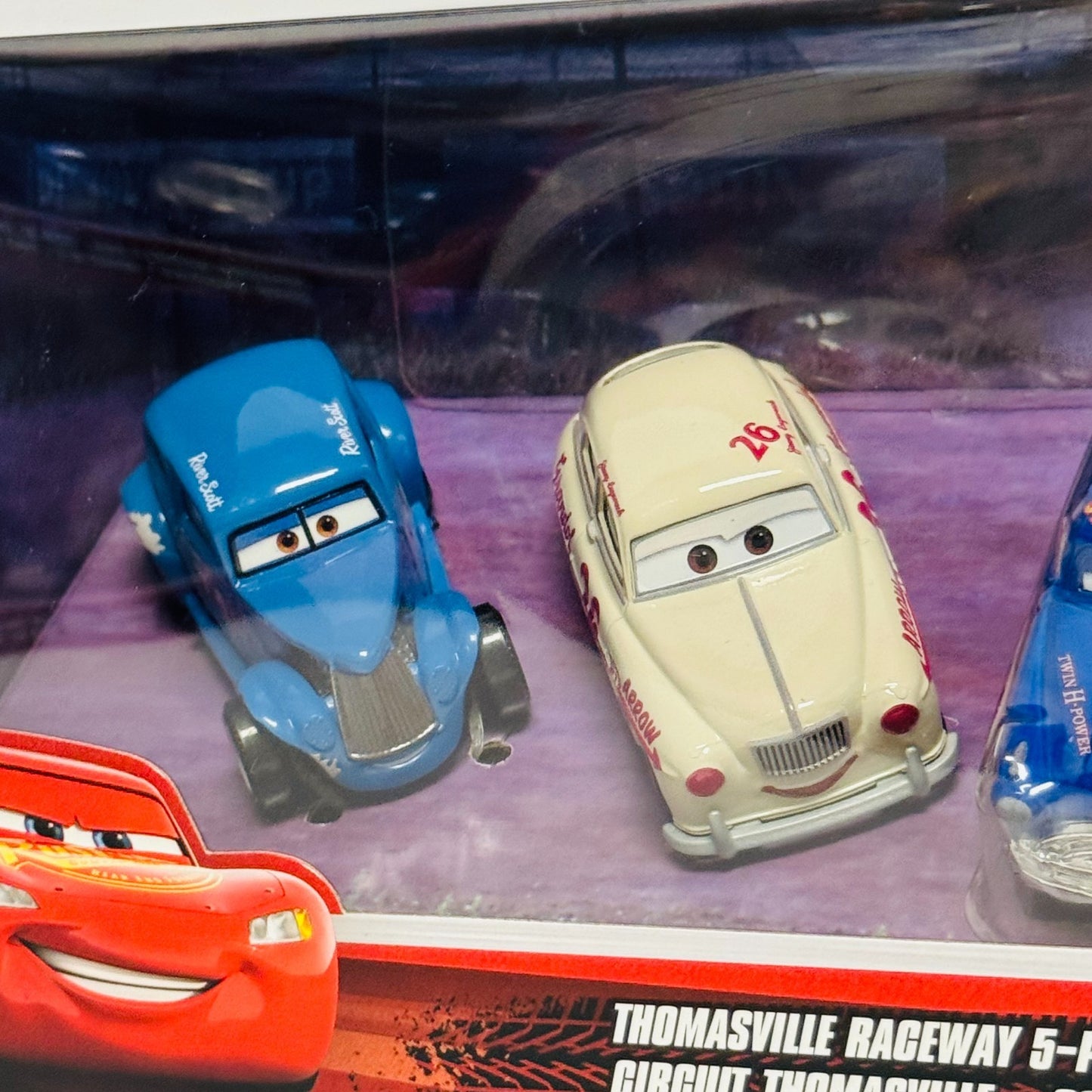 Disney Pixar Cars - THOMASVILLE RACEWAY 5-PK DUCKY JIMMY LUGWRENCH 1:55 Diecast