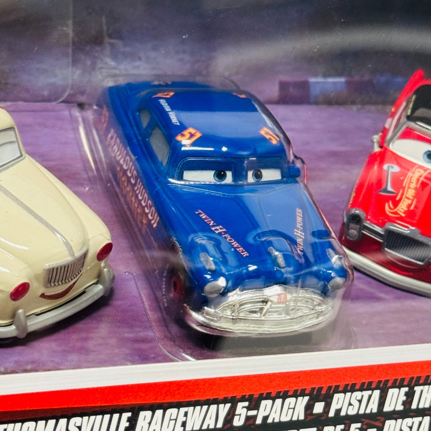 Disney Pixar Cars - THOMASVILLE RACEWAY 5-PK DUCKY JIMMY LUGWRENCH 1:55 Diecast