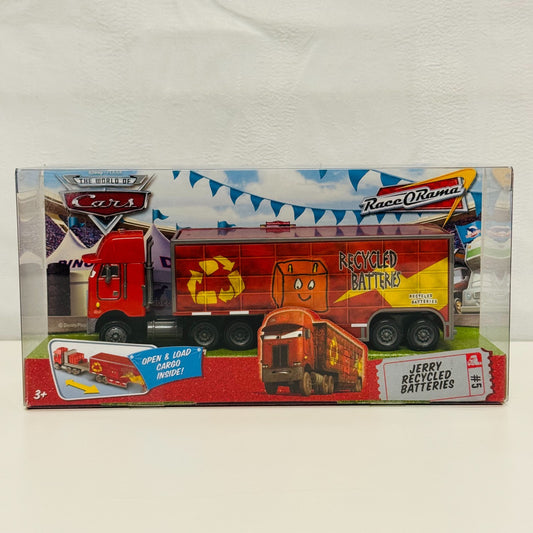 Disney Pixar Cars - JERRY RECYCLED BATTERIES HAULER 2009 - 1:55 Diecast