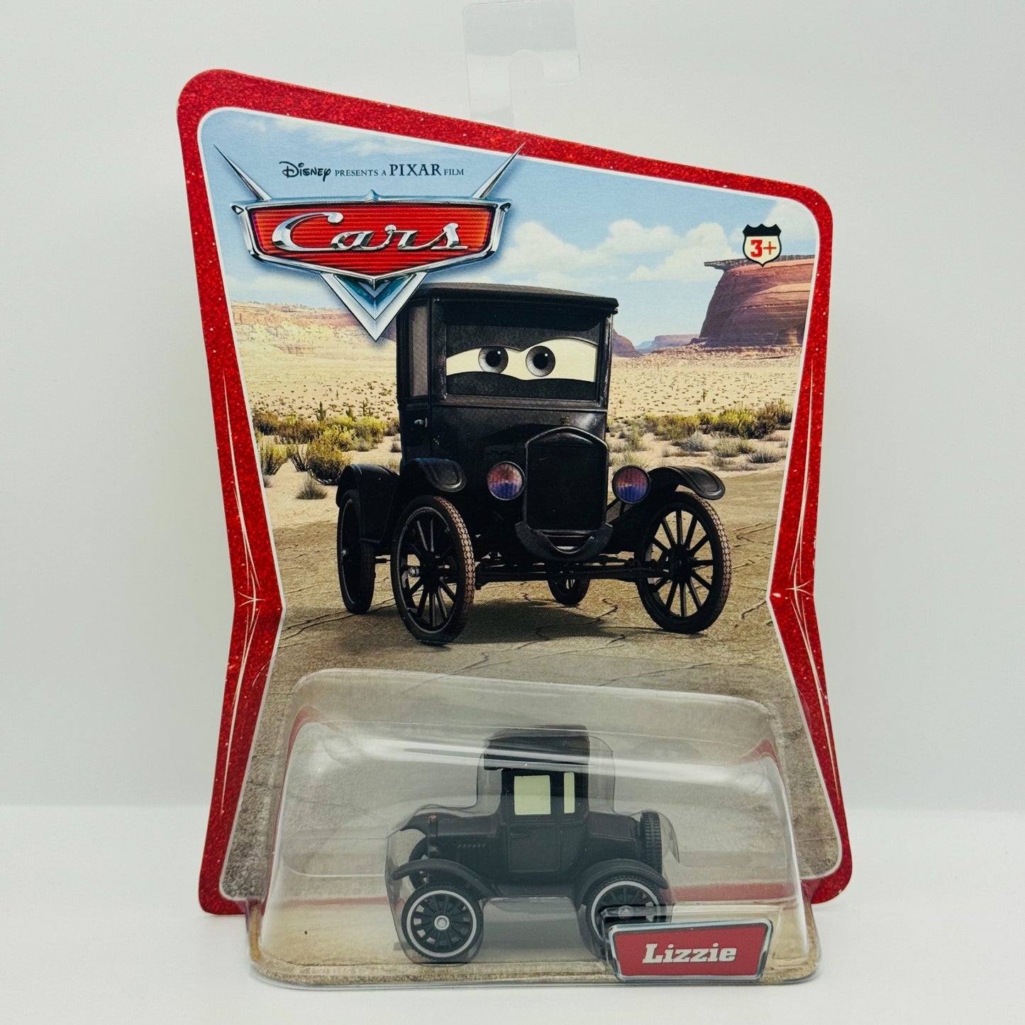 Disney Pixar Cars - LIZZIE [Ford Model T] Desert Series 2006 - 1:55 Diecast