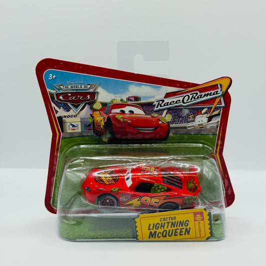 Disney Pixar Cars - CACTUS MCQUEEN SHORT CARD Race O Rama 2009 - 1:55 Diecast