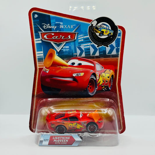 Disney Pixar Cars - LIGHTNING MCQUEEN WIITH CONE Final Lap 2010 - 1:55 Diecast