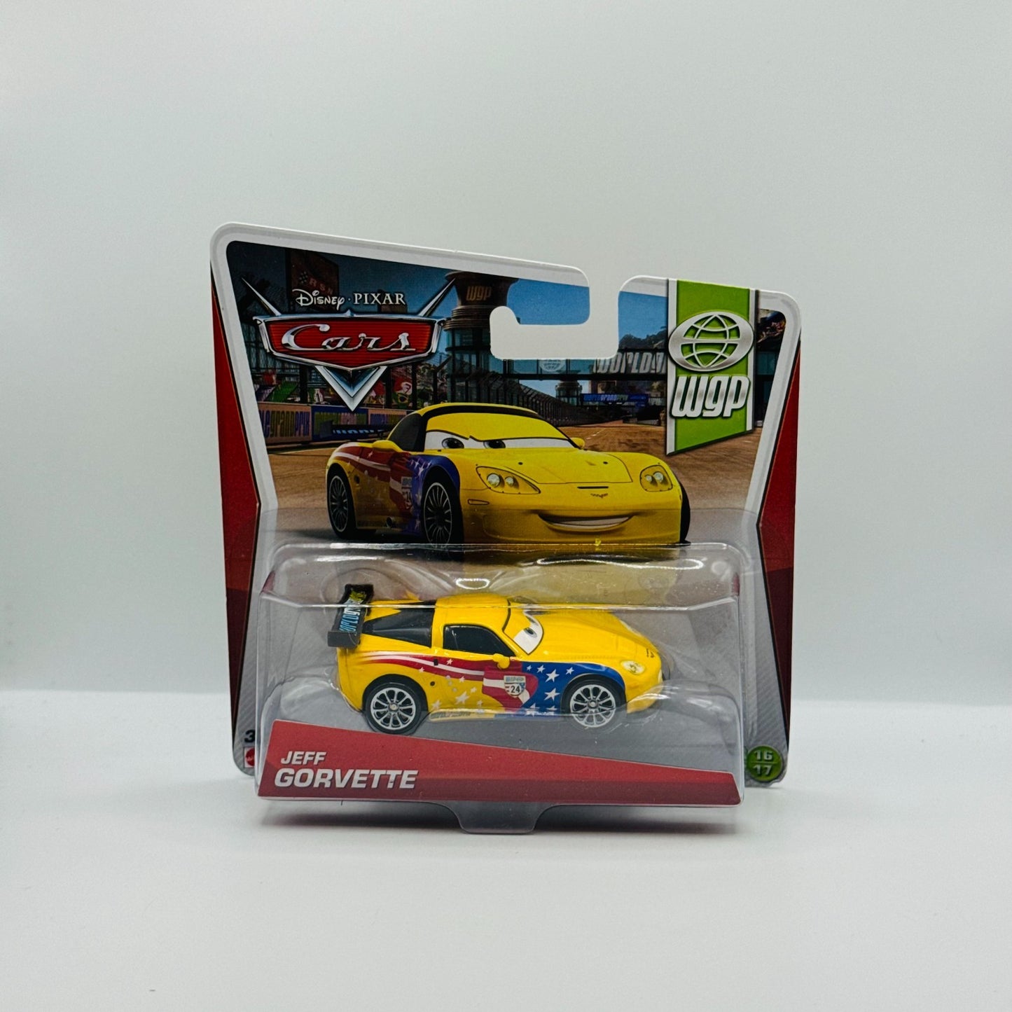Disney Pixar Cars - JEFF GORVETTE SHORT CARD WGP 2013 - 1:55 Diecast
