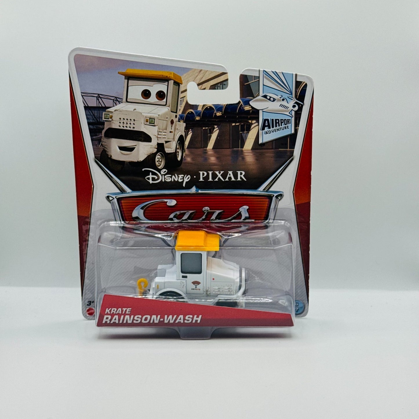 Disney Pixar Cars - KRATE RAINSON-WASH Airport Adventure 2013 - 1:55 Diecast