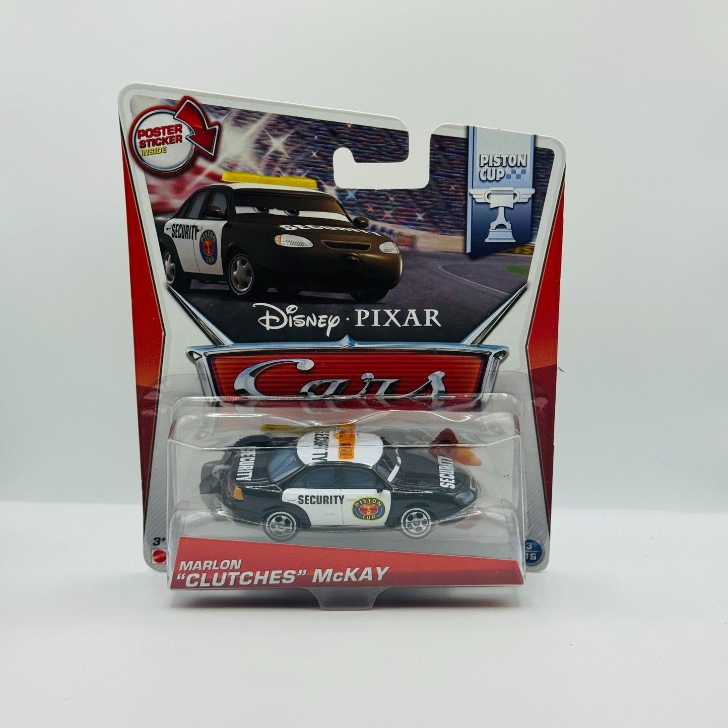 Disney Pixar Cars - MARLON CLUTCHES MCKAY STICKERS Piston Cup 2014 -1:55 Diecast
