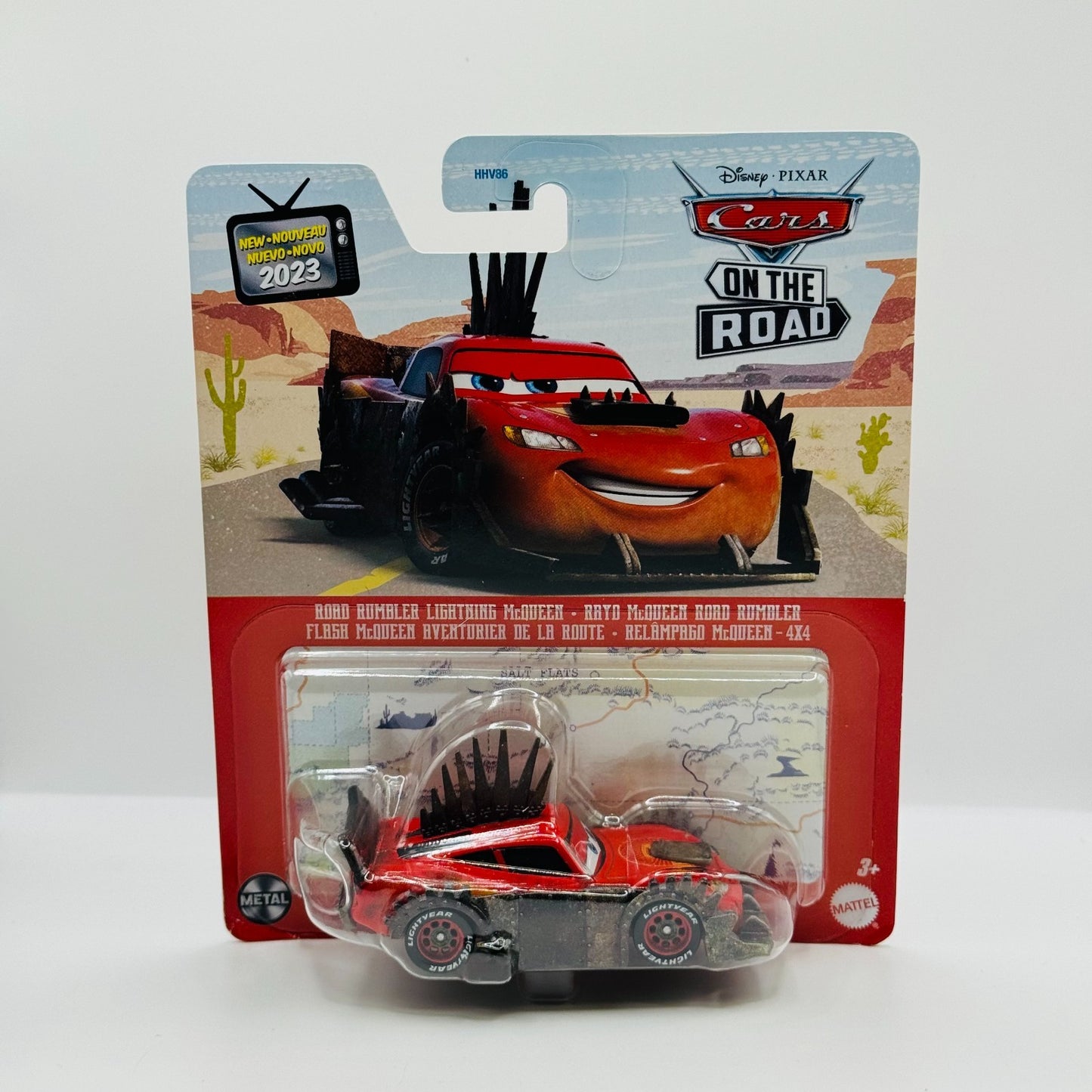 Disney Pixar Cars - ROAD RUMBLER MCQUEEN Cars On The Road 2023 - 1:55 Diecast