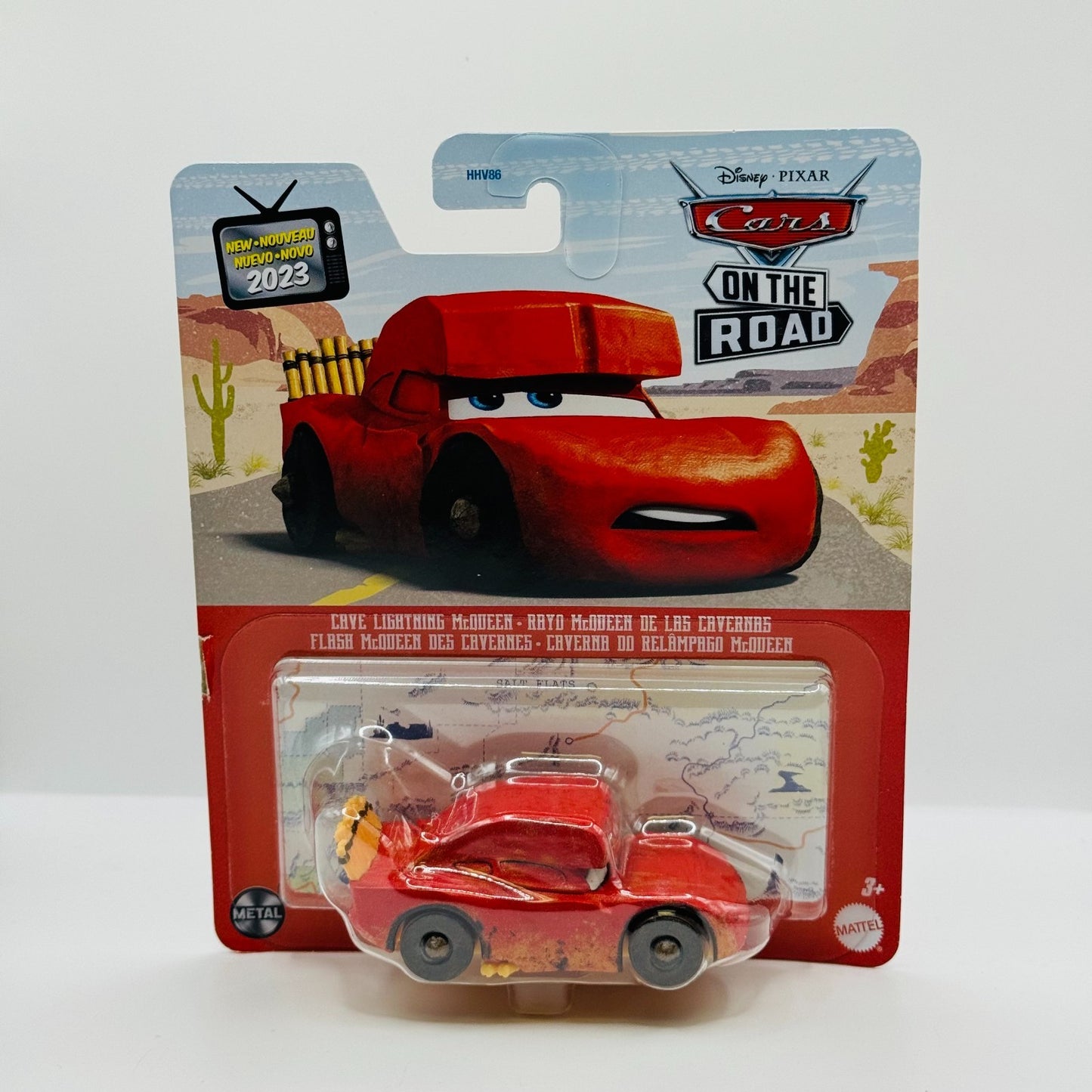 Disney Pixar Cars - CAVE LIGHTNING MCQUEEN Cars On The Road 2023 - 1:55 Diecast