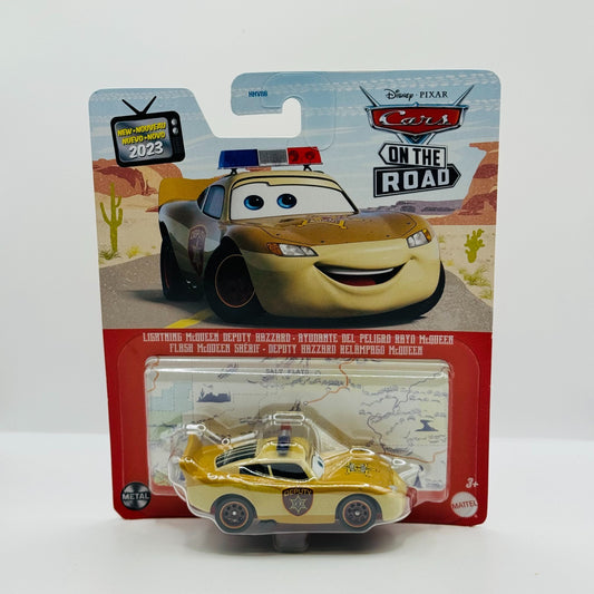 Disney Pixar Cars - MCQUEEN DEPUTY HAZZARD Cars On The Road 2023 - 1:55 Diecast