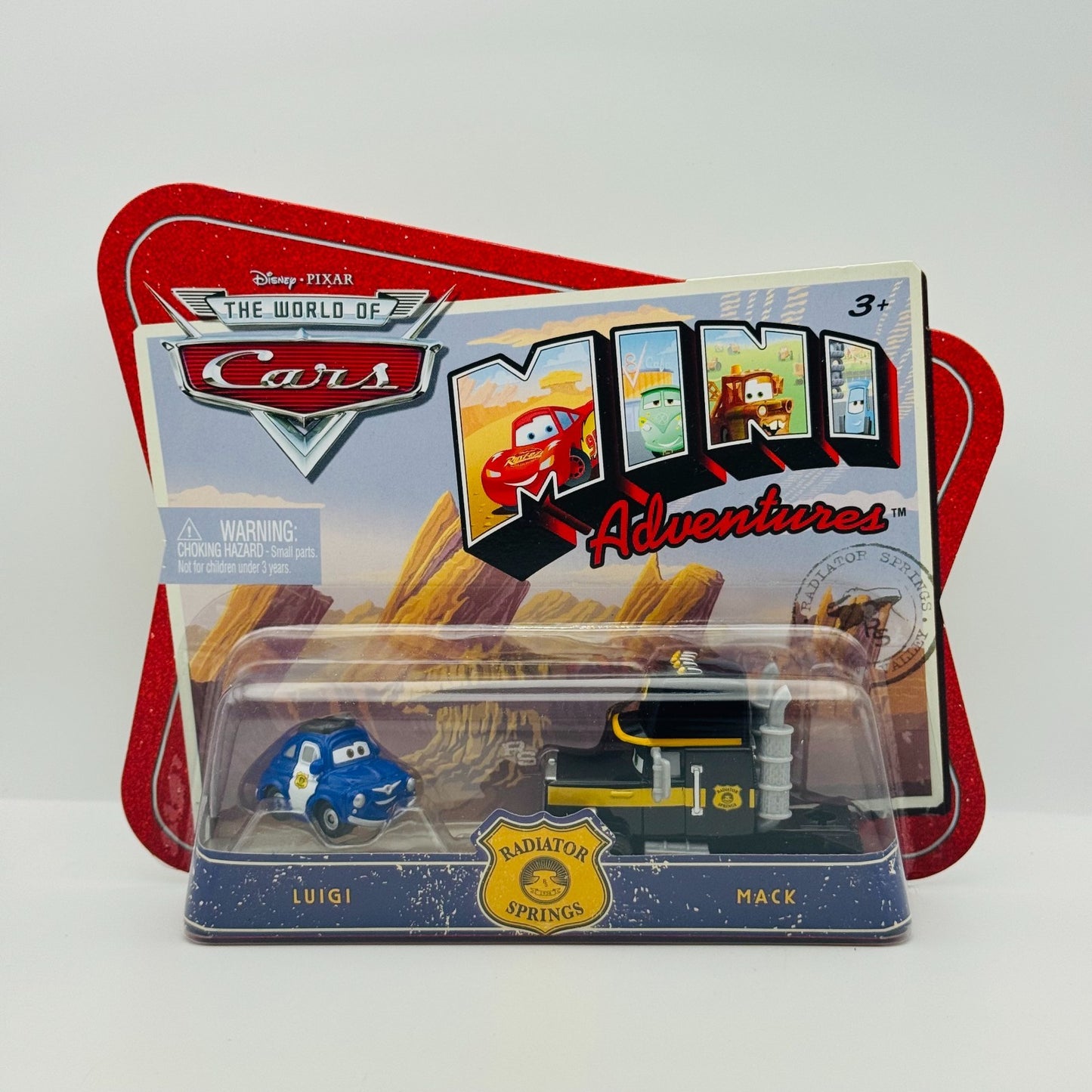 Disney Pixar Cars - Mini Adventures MACK & LUIGI - Radiator Springs Police
