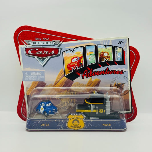 Disney Pixar Cars - Mini Adventures MACK & LUIGI - Radiator Springs Police
