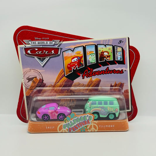 Disney Pixar Cars - Mini Adventures PINK SALLY & FILLMORE - Fillmore's Festival